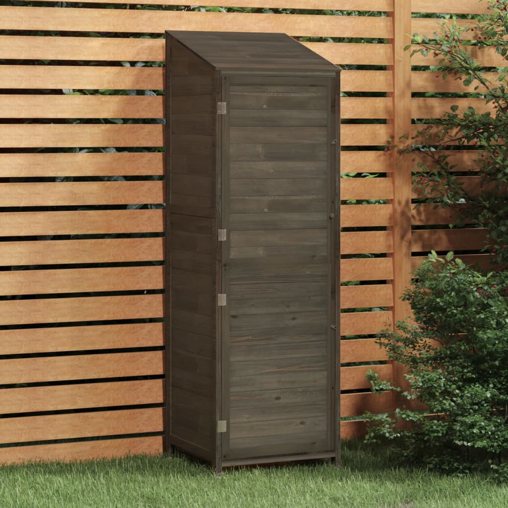 vidaXL Outdoor Storage Shed Garden Shed Wooden Storage Shed Solid Fir Wood-5