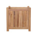 22" Natural Solid Wood Indoor Outdoor Square Planter Box-1