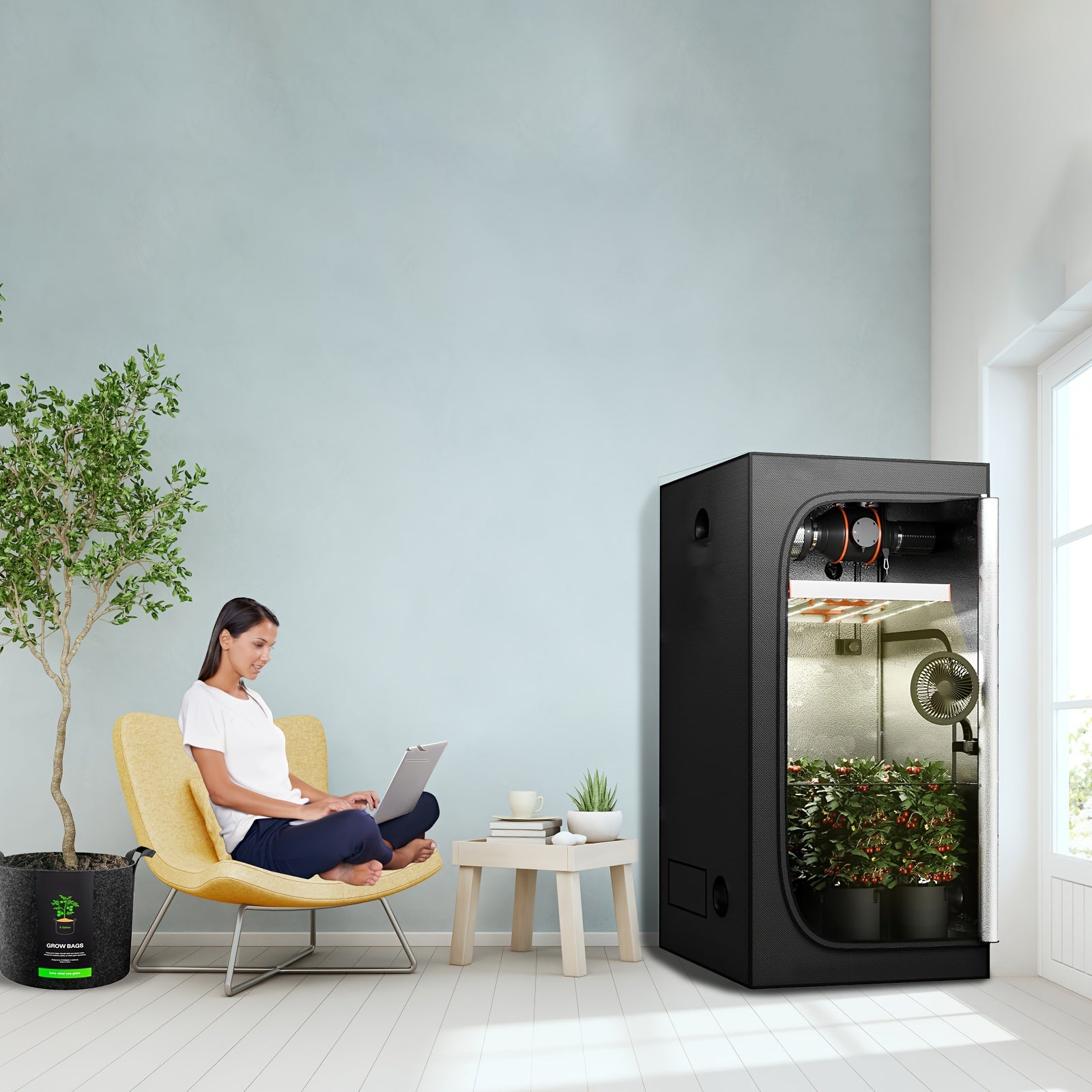 Hydroponic Grow Tent Kit-3