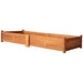 vidaXL Raised Garden Bed Raised Flower Bed Raised Garden Box Solid Acacia Wood-8