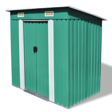 vidaXL Outdoor Storage Shed Garden Shed Patio Metal Storage Backyard Shed-0