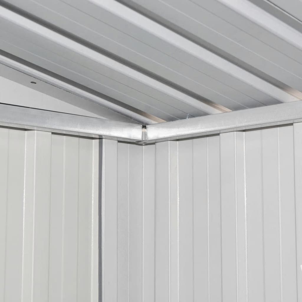 vidaXL Outdoor Storage Shed Garden Shed Patio Metal Storage Backyard Shed-3