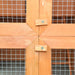 vidaXL Chicken Coop Wood 116"x64.2"x67"-1