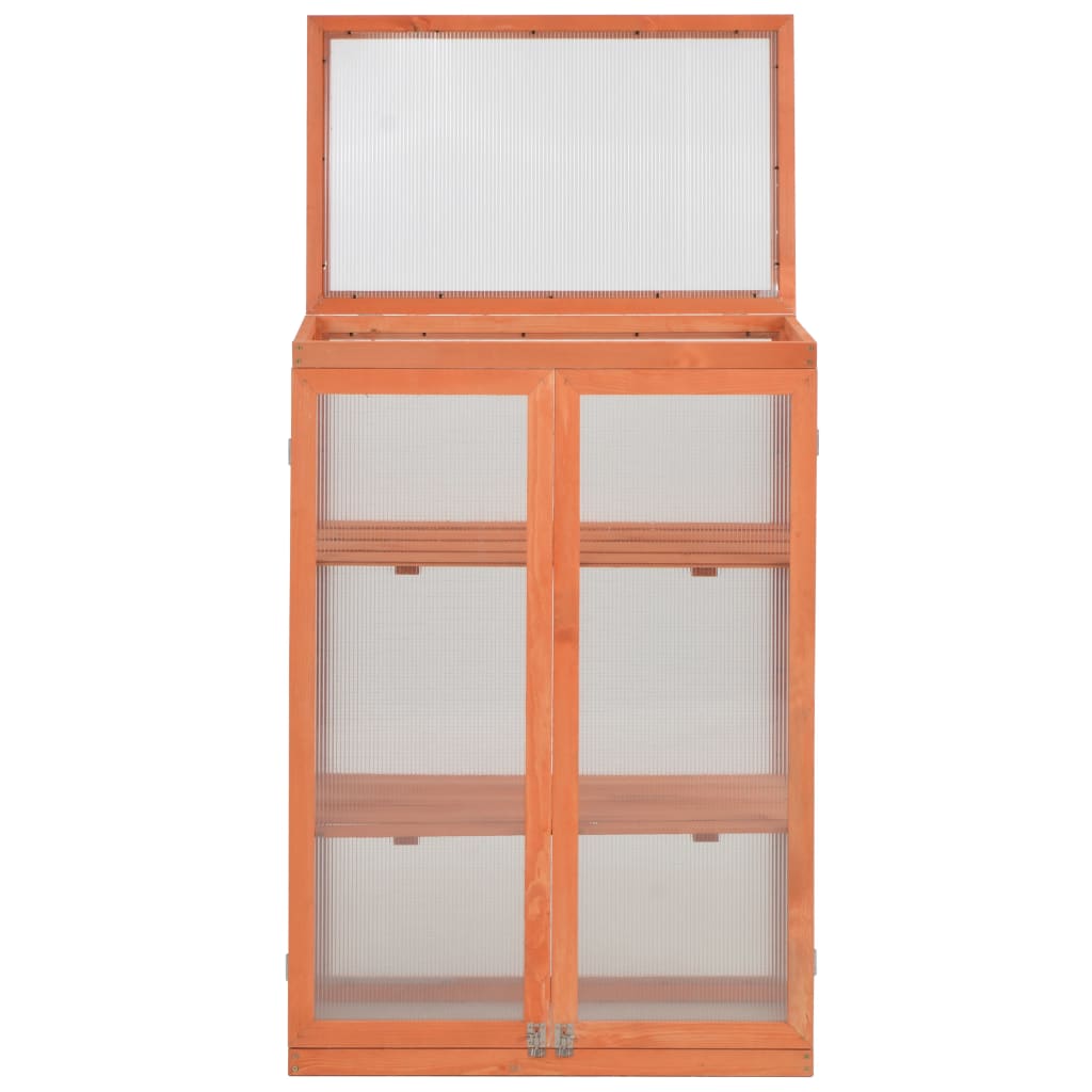 vidaXL Greenhouse Wood 29.5"x18.5"x42.9"-2