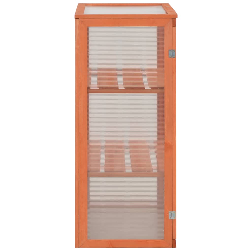 vidaXL Greenhouse Wood 29.5"x18.5"x42.9"-4