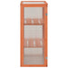 vidaXL Greenhouse Wood 29.5"x18.5"x42.9"-4