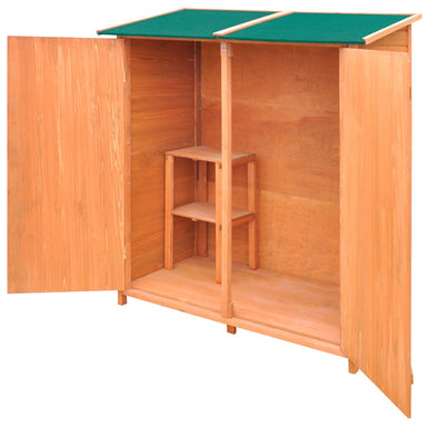 vidaXL Wooden Shed Garden Tool Shed Storage Room Large-1