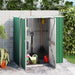 vidaXL Tool Shed Garden Outdoor Storage Shed Tool Organizer Galvanized Steel-12