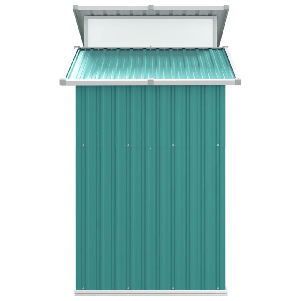 vidaXL Storage Shed Outdoor Garden Shed for Furniture Storage Galvanized Steel-2