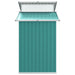 vidaXL Storage Shed Outdoor Garden Shed for Furniture Storage Galvanized Steel-2