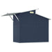 vidaXL Storage Shed Outdoor Garden Shed for Furniture Storage Galvanized Steel-1