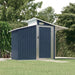 vidaXL Storage Shed Outdoor Garden Shed for Furniture Storage Galvanized Steel-3