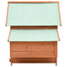 vidaXL Chicken Coop Hen House with 2 Nesting Boxes Chicken Pen Solid Fir Wood-4