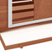 vidaXL Chicken Coop Hen House with 2 Nesting Boxes Chicken Pen Solid Fir Wood-3