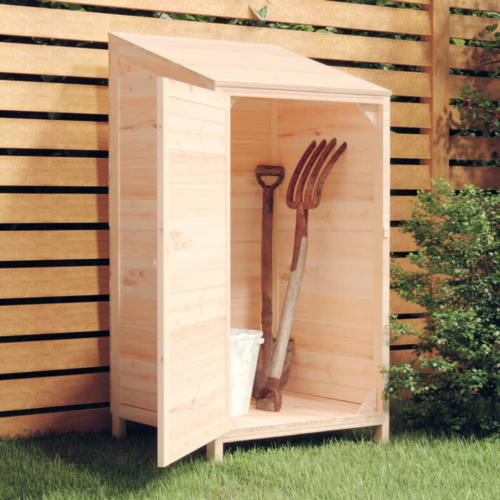 vidaXL Outdoor Storage Shed Garden Shed Wooden Storage Shed Solid Fir Wood-13