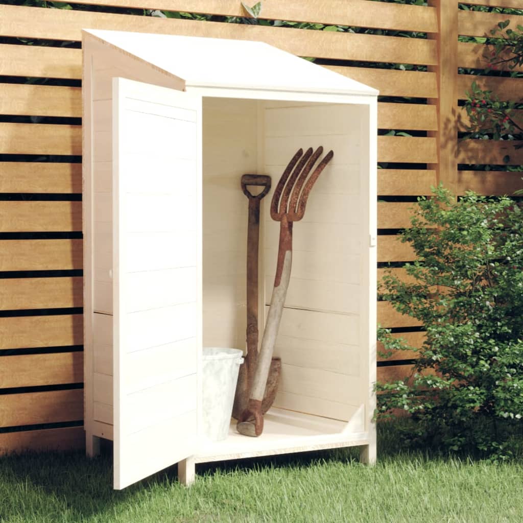 vidaXL Outdoor Storage Shed Garden Shed Wooden Storage Shed Solid Fir Wood-20