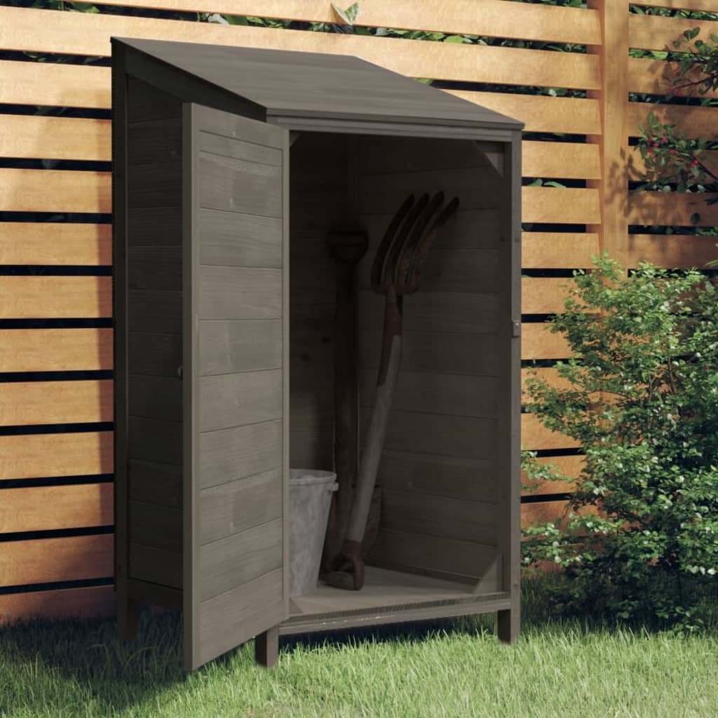 vidaXL Outdoor Storage Shed Garden Shed Wooden Storage Shed Solid Fir Wood-8