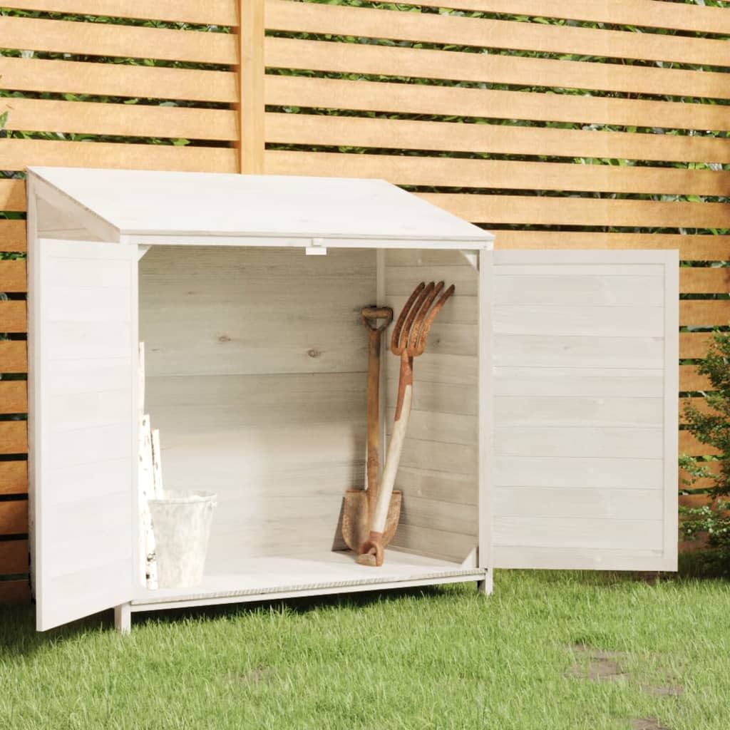 vidaXL Outdoor Storage Shed Garden Shed Wooden Storage Shed Solid Fir Wood-19