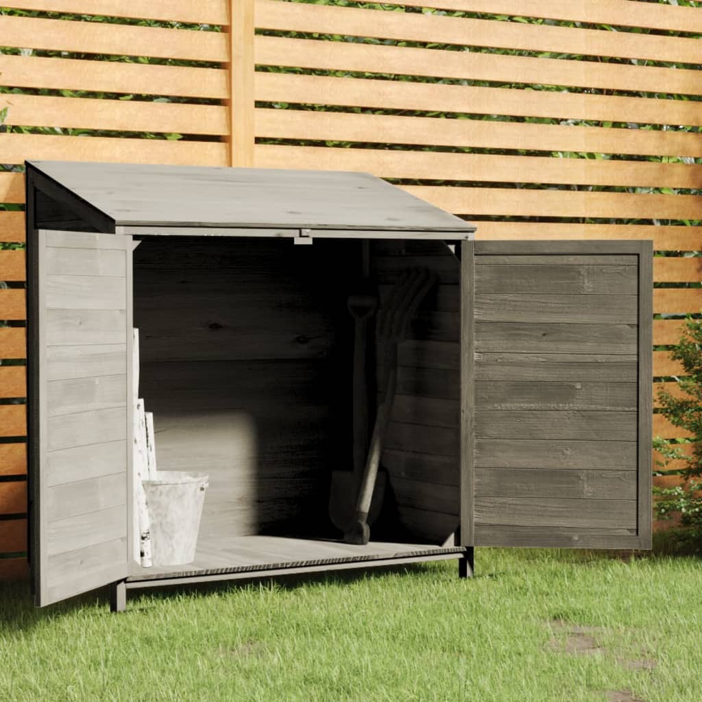 vidaXL Outdoor Storage Shed Garden Shed Wooden Storage Shed Solid Fir Wood-6