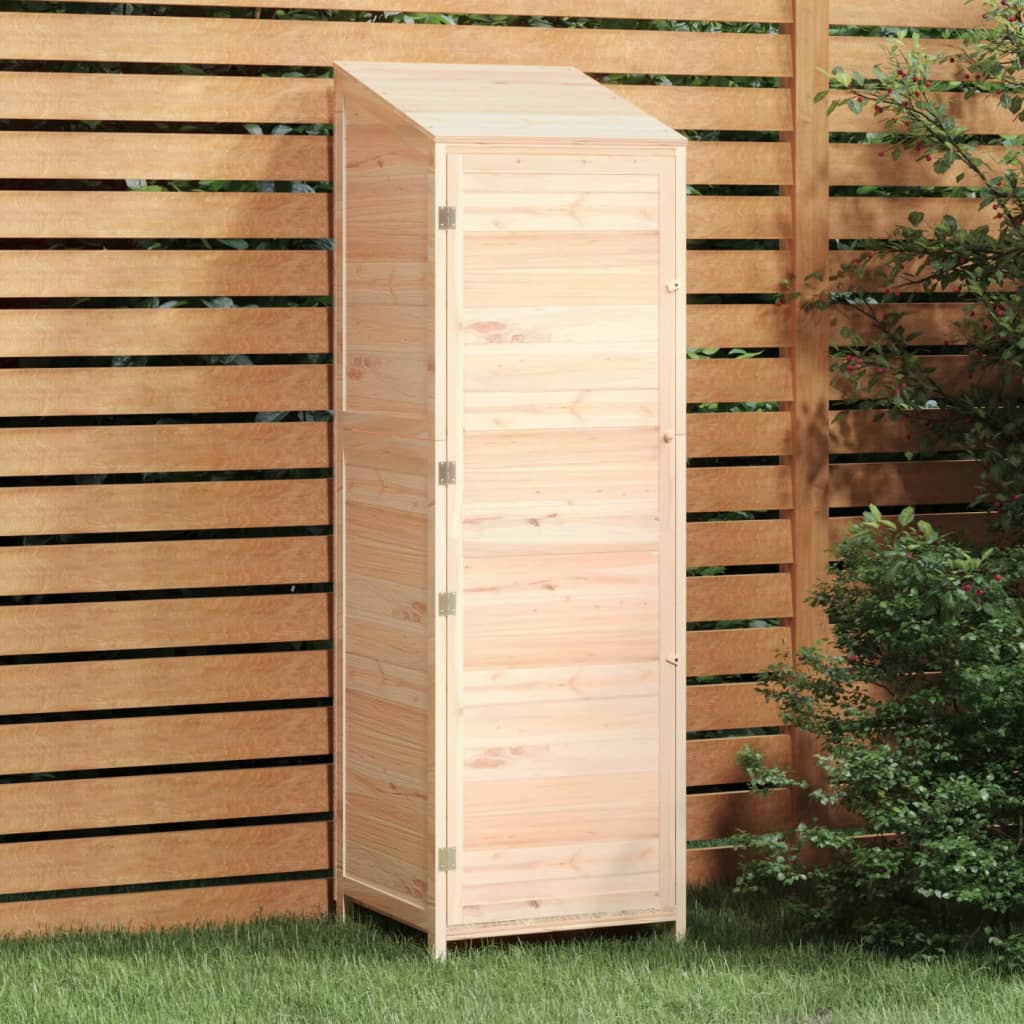 vidaXL Outdoor Storage Shed Garden Shed Wooden Storage Shed Solid Fir Wood-15