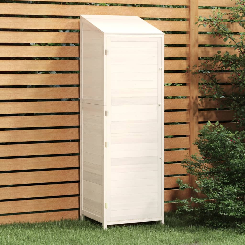 vidaXL Outdoor Storage Shed Garden Shed Wooden Storage Shed Solid Fir Wood-17