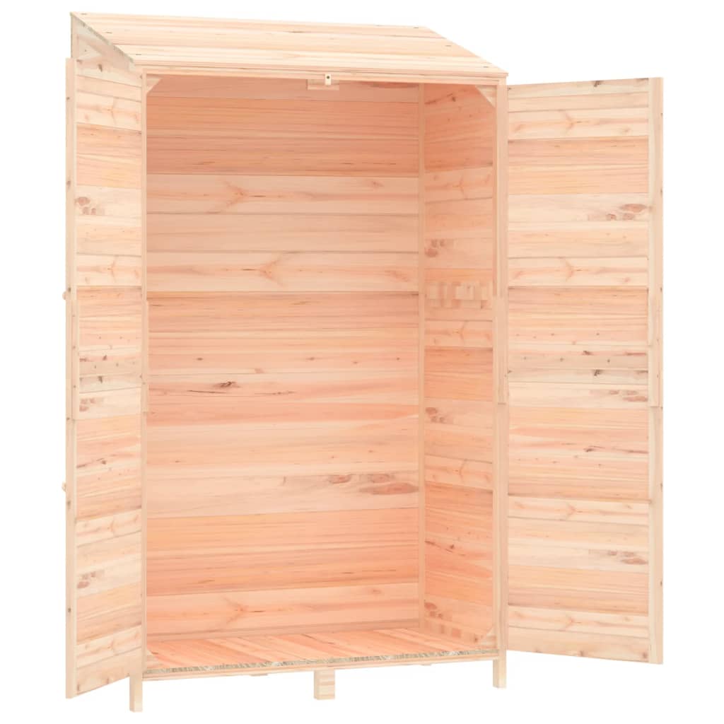 vidaXL Outdoor Storage Shed Garden Shed Wooden Storage Shed Solid Fir Wood-1