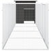 vidaXL Chicken Coop Multipurpose Chicken House with Mesh Cage Galvanized Steel-4