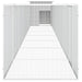 vidaXL Chicken Coop Multipurpose Chicken House with Mesh Cage Galvanized Steel-2