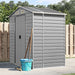 vidaXL Garden Shed Metal Outdoor Storage Shed Anthracite Galvanized Steel-15