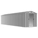 vidaXL Garden Shed Metal Outdoor Storage Shed Anthracite Galvanized Steel-3