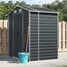 vidaXL Garden Shed Metal Outdoor Storage Shed Anthracite Galvanized Steel-5