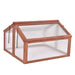 Farmhouse Double Box Wooden Small Portable Garden Greenhouse-1