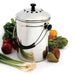 Stainless Steel Kitchen Compost Keeper Bin with Charcoal Filter-1