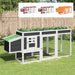 vidaXL Chicken Coop Brown 80.3"x19.7"x33.1" Solid Wood Pine-0